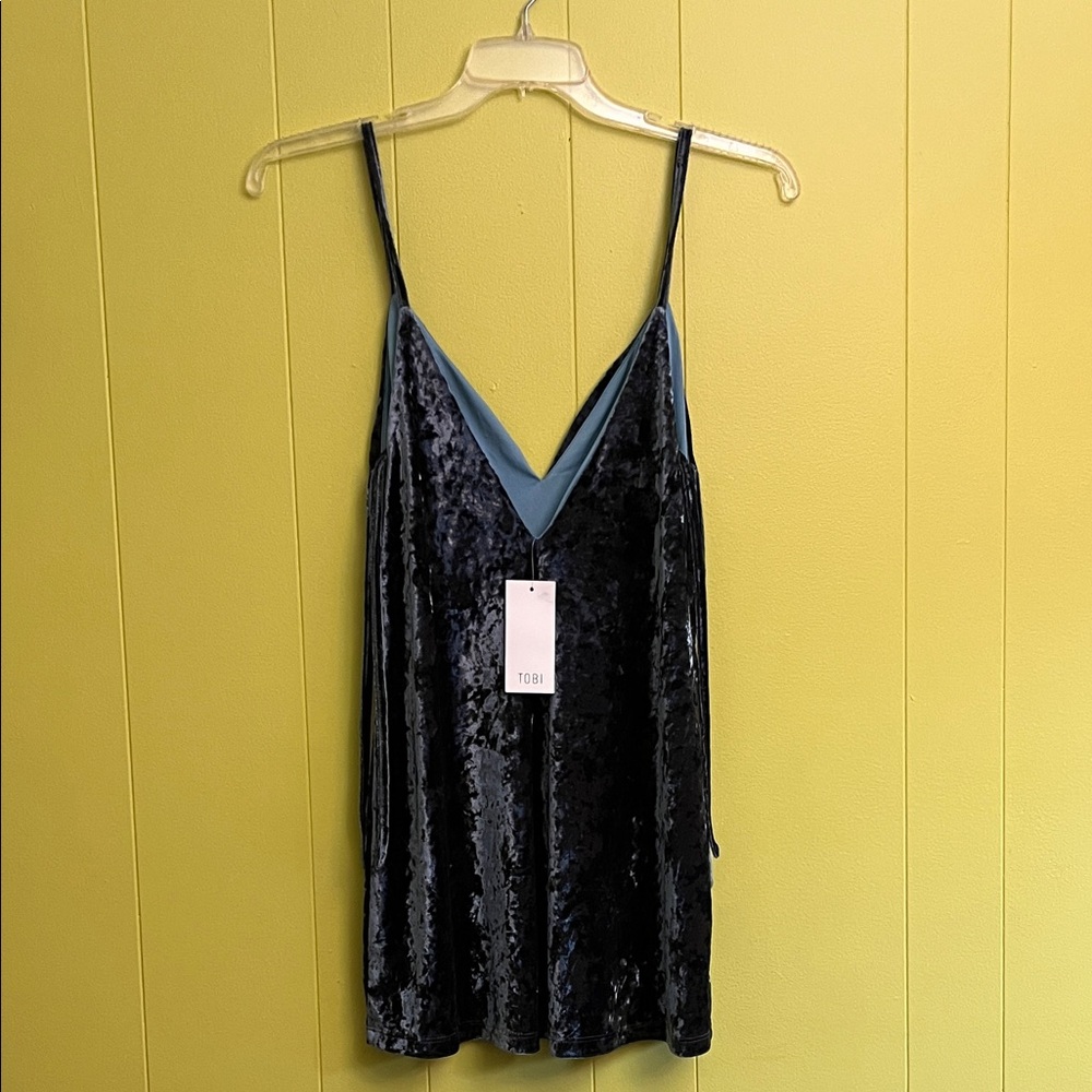 Tobi crushed velvet Cami Top